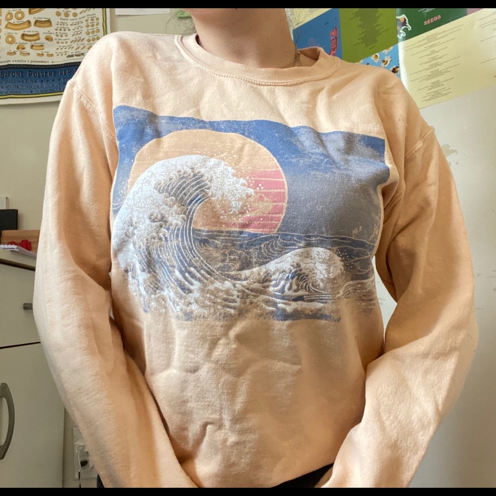 PACSUN wave sweatshirt